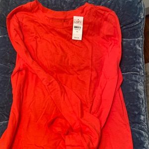 NWT loft long sleeved tee